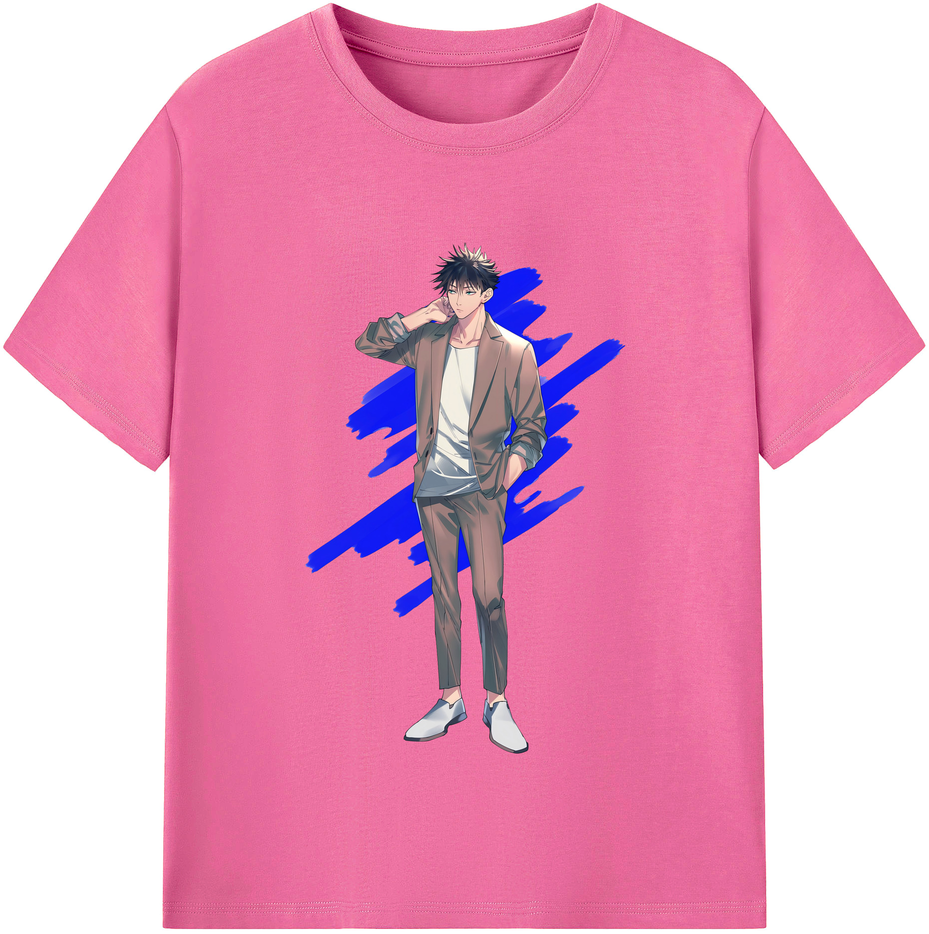（画像用） 呪術廻戦 Jujutsu Kaisen レディースカジュアルプリントTシャツ（綿100％）